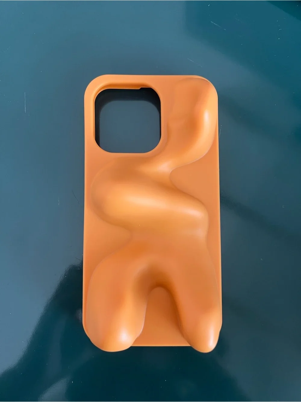 Orange Maximalist Sculpted Phone Case